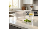 Ice Tray with Hinged Panel Ice Maker Replacement Tray Food for Kitchen