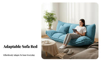 Japanese design Adjustable Floor Chair transformable Design Adjustable Folding Lounger Space-Saving Sofa Bed Multi-Positional for Apartment Dwellers, Young Adults, Balcony, Bedroom, Living Room, Small Spaces
