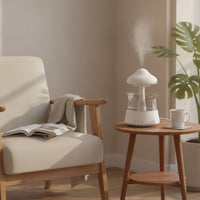 Tabletop Humidifier Compact Cloud Humidifier Mist Dispenser with Timer High-Frequency Appliance Automatic Shutoff