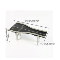 Elevated Bridge Model Section Miniature Roadway Model with Support Legs Modular Textured for Architectural Display