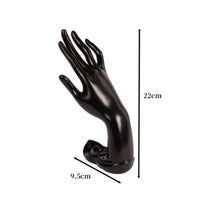 Glossy Finish Jewelry Display Hand Smooth Hand-Shaped Jewelry Stand PVC Tabletop