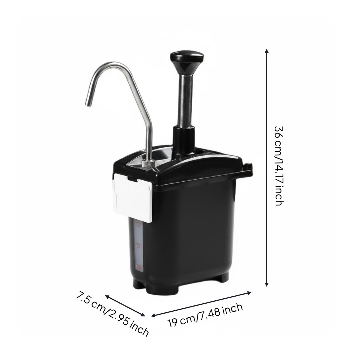Juice Dispenser Pump Reusable Sauce Dispensing Pump Portion Manage Kitchen Supply for Home
