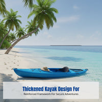 Kayak, Single Canoe, Thickened Wide Boat, Paddle, Drifting, Rapids, Inflatable