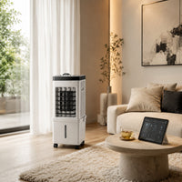 Mobile Portable Evaporative Air Cooler Compact Appliance for Living Room