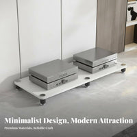 Stable Structure Multi-Tier Audio Equipment Stand Heavy Duty Ventilated Shelf AV Component Rack Space-Saving Design Home Theater Equipment Shelf Multifunctional for Audiophiles