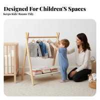 Minimalist Design complimentarystanding Coat Tree Stable Base Tree-Shaped Clothes Hanger polished Rounded holders Garment Rack Space-Saving for Children, Homeowners, Entryway, Living Room, Cloakroom, Playroom