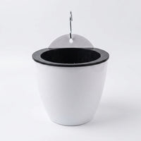 Plant Pots for Indoor Plants and Outdoor Plants, Self Watering Hanging Basket with Wall Mount, Half Round Hanging Style, Fence Planters