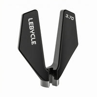 Ergonomic Grip Cycle Spoke Wrench Matte Finish Wheel Truing Tool Black Metal Bike Spoke Adjustment Wrench Beveled Edges