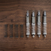 4 Pieces Metal 1/7 RC Damper Upgrade RC Shock Absorber with double Easy to Install Hardware for Hobbyists