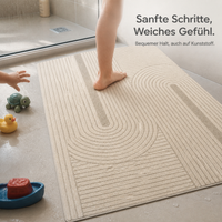 Non-Slip PVC Looped Coil Shower Mat for Bathroom Drainage