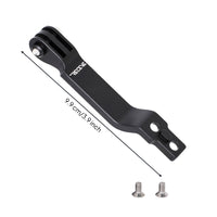 Front Light Bracket CNC Machined Folding Headlight Mount Aluminum Alloy Snout Shaped Mount for Cyclists, Commuters, Commuting