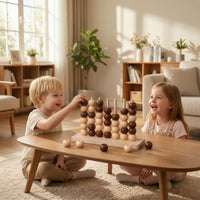 Four in a Row Game Tabletop 4 in a Row Game Compact Classic for Families, Home, Desktop