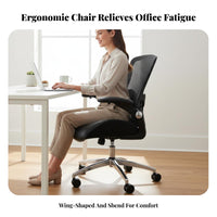 Lumbar Support Ergonomic Chair with Headrest 360° rotate Highspine Reclining Chair for People Working from Home, managerials, Remote Workers, Study Room