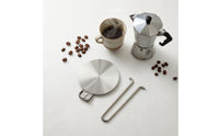 with Foldable Handle Round Gas Cooktop Converter Disk Simmer Plate for Coffee Percolator Pot