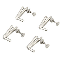 Cello Fine Tuners, 4-Pack, 3/4 and 4/4 Size, String Adjusters for Cello Parts