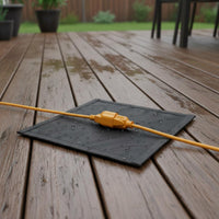 Resistant Waterproof Extension Cord Cover Easy to Use Weatherproof Plug Cover Large Capacity Weatherproof Cord Protector Child and Pet More Secure for Garden, Yard, Patio, Pool Area