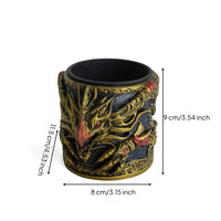 Decorative Dragon Planter Sculptural Dragon Sculpture Planter Functional Flowerpot Easy-to-Clean for Balcony