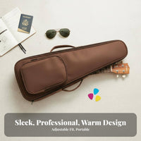 Padded Ukulele Bag 600D Oxford Material Padded Ukulele Backpack Musical Instrument Accessory Waterproof Dual-Mode Carry