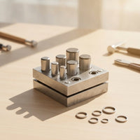 Punch Die Block with Seven Posts Compact Metal Sheet Puncher Hardened