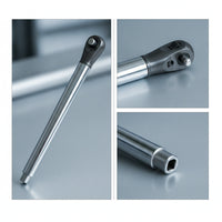 Long-Reach Ratchet Wrench Extension Bar Slim Extension Bar with Ratchet Head Compact Tool Sturdy for Tight Areas, Engine Bays