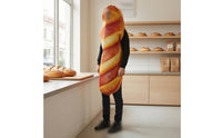 Adult Bread Jumpsuit Spiral Scoring Print Loaf of Bread Costume Slightly Loaf Costume for Adults