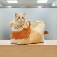 Cat Carrier Bag Shoulder Pet Carrier Fastener Opening Feline Carrying Shoulder Bag for Kitten Owners