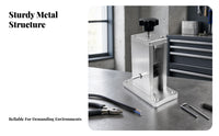Compact Adjustable Wire Stripping Machine Brushed Silver Finish Hand Drill Cable Stripper Mounting Holes
