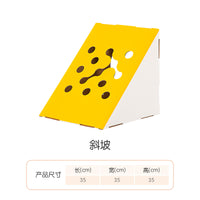 喵咪先生猫城堡瓦楞纸猫房子别墅纸箱耐磨猫窝猫抓板一体屋猫爬架