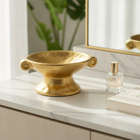 Compact Jewelry Tray Shallow Tray with Handles Lightweight Catchall Organizer Sturdy for Vanity