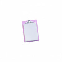 Colorful Options Miniature Clipboard Cute Appearance 1:12 Scale Miniatures Realistic Feature for Hobbyists, Model Scenes, Craft Projects