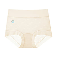 Ladies Knickers High Waisted for Women with Bamboo Fibre and Silk Gusset, Plus Size Underwear with Extended Crotch for Everyday Wear