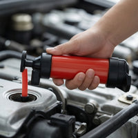 Hand-Operated Oil Siphon Pump Portable Siphon Pump with Tubing Flexible for Mechanics, Garage, Roadside Emergency