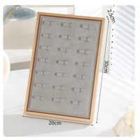 Jewelry Display Frame Stylish Earring Holder Space-Saving Organizer for Collectors, Vanity