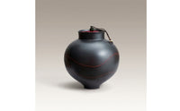 Decorative Celestial Jar Moon Lid Jar Compact Glazed for Tea Room