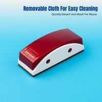 Whiteboard Eraser, Replaceable Cloth, Easy Press Open, Classroom, Office, Meeting