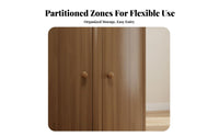 Minimalist Design Curved Front Hutch Space-Saving Design Corner Shelf Modern Aesthetic Household Storage Sturdy Construction for Apartment Dwellers, Homeowners, Office Workers, Living Room, Bedroom, Kitchen, Bathroom