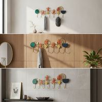 Wall Coat Rack No Coat Rack with 7 Hooks for Entryway, Renters