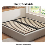 Platform-& design & design raisetop Storage Bed Space Saving Gas raise Ottoman Frame Slatted sturdy Bedroom Furniture box-boxlessNoisenoiseless boxless Needed for Apartment Dwellers, homeowners, Students, Small areas, Guest Room