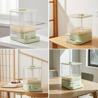 Bean Sprout Machine Smart Bean Sprouter Automatic Sprouter with Water Tank Transparent Three-Layer Sprout Maker Countertop