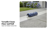 2-in-1 Floor Washer Attachment 360-Degree Movement Undercarriage Cleaner Attachment Undercarriage Cleaner Quick Connect Fittings