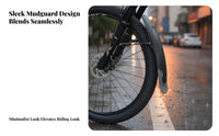 2 Pieces 26-29 Inch Bike Mudguard Widened Design Mountain Bike Mudguard Retractable Cycle Mudguard Long-Lasting Cycling