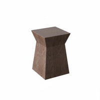 pure Wood Finished Tree log Stool Nordic aesthetic Tree log Side Table Rustic Design Home Decor base Carving Art for Interior Designers, Guesthouse Owners, Gift Givers, Living Room, Bedroom, Entryway, Balcony