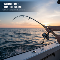 Carbon Fiber Heavy Thunder Fishing Rod for Long-Distance Casting and Lure Fishing