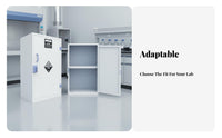 PP Reactive Base Cabinet Material Reagent Cabinet Leak-Resistant Shelves for Chemists, Scientists, Research Institute, Hospital