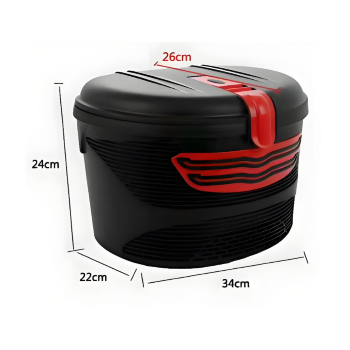 Anti-Theft Lock Electric Bike Front Basket Large Capacity Waterproof Cycle Basket Sturdy for Commuters, Commuting, Shopping