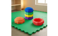 Balance Stepping Stone Lightweight Stepping Stone with Textured Surface Stackable Sensory Toy for Young Children, Kids, Kindergarten, Playroom