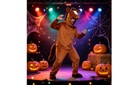 Horse Cosplay Outfit Hooded Horse Costume Foot Covers Animal Suit for Adults