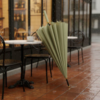 Auto Open and Close Automatic Umbrella Classic Straight Umbrella Windproof Reinforced for Daily Commute, Office