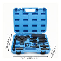 Two Clutch Transmission Remover Installer Tool Kit Heavy-Duty Two Clutch Transmission Tool with Storage Case Dry for Car Enthusiasts