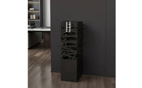 Metal Umbrella Stand Elegant Umbrella Stand with Cutout Design Storage Bin Space-Saving Sturdy for Entryway, Hallway